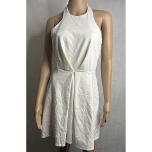 Hot Gal Dress Womens M Halter Stretch Club Rave Stretch Vintage 90s Y2K USA